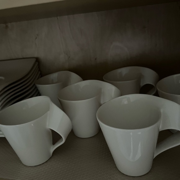 NewWave Cafe Tea Cup & Saucer 12 Set - Picture 3 of 4